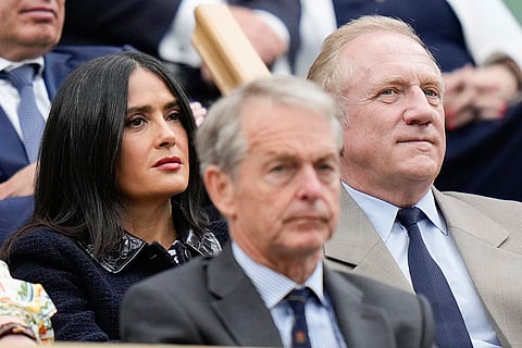 Salma Hayek and her husband François-Henri Pinault